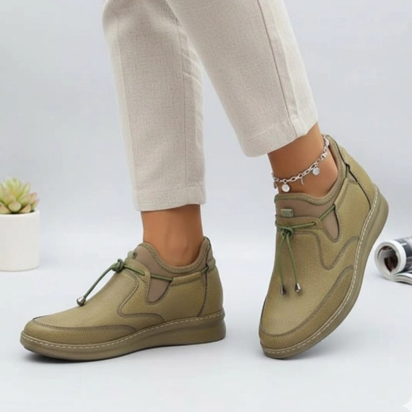 کفش طبی چرمی زنانه کاباک نیکان گام